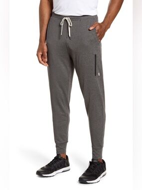 Vuori Men's Sunday Performance Joggers in Charcoal Heather Size S